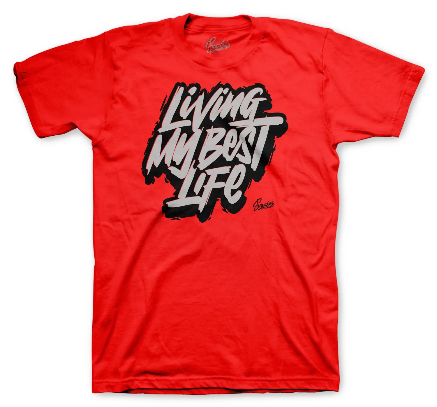 Retro 5 Raging Bull Shirt - Living Life - Red