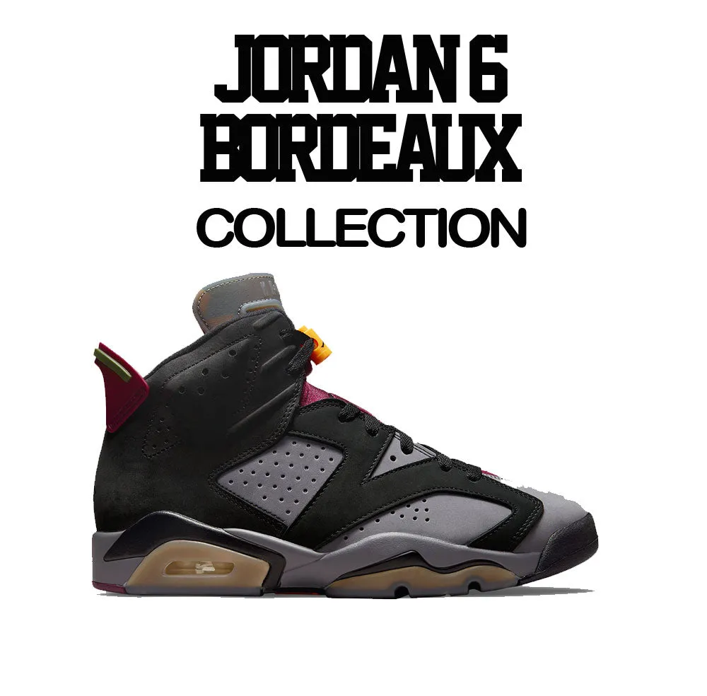 Retro 6 Bordeaux Shirt - NY Crown- Black