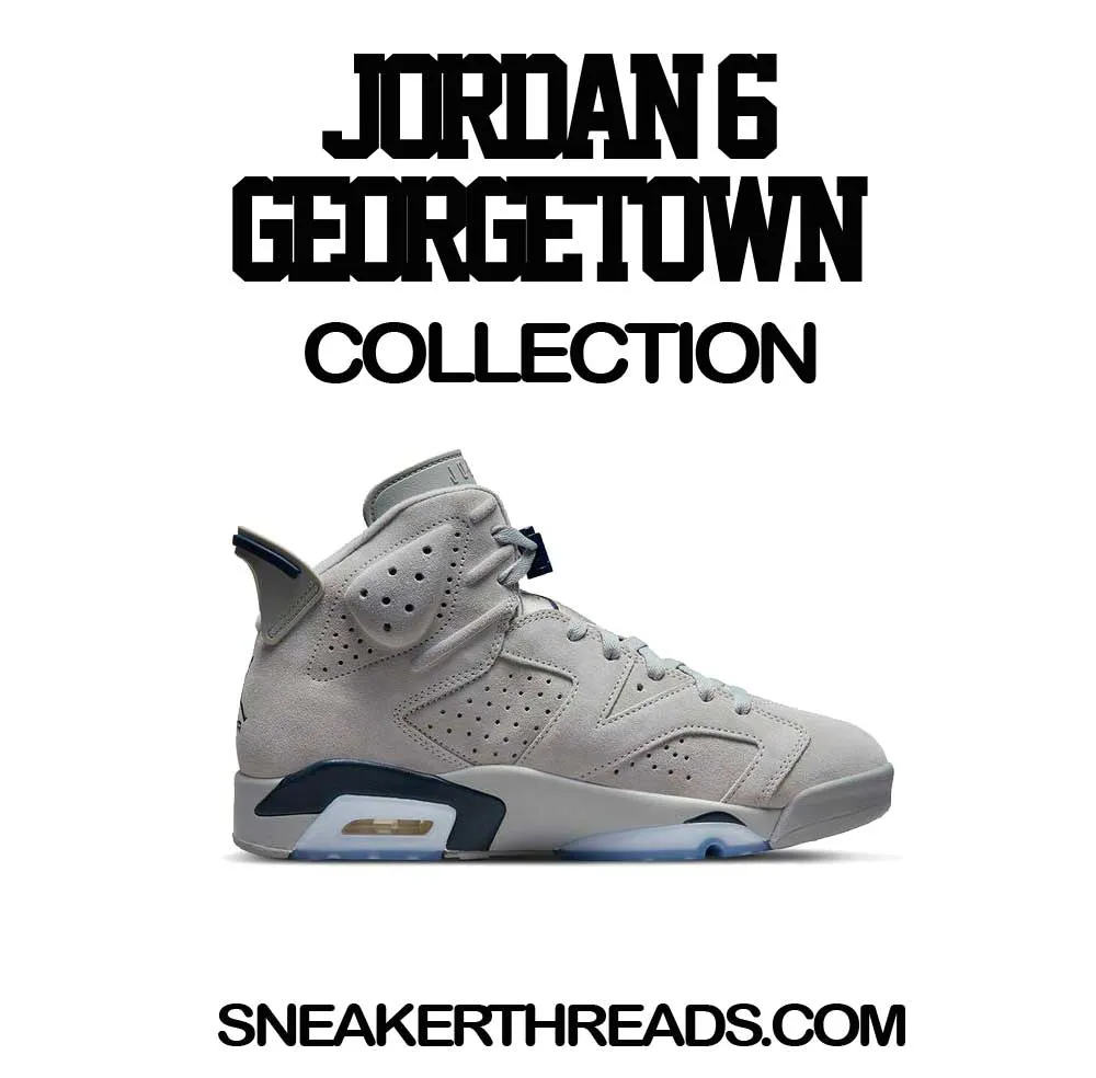 Retro 6 Georgetown Shirt - Never Dicuss - White