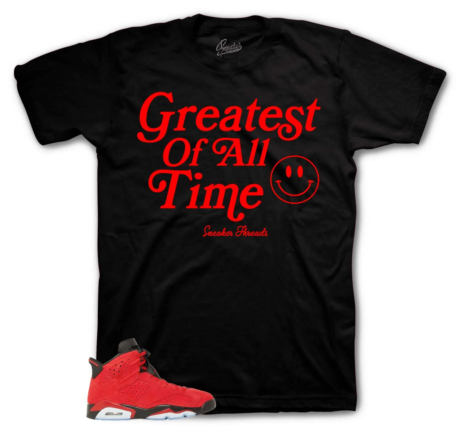 Retro 6 Toro Bravo Shirt - Goat - Black