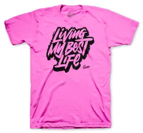 Retro 8 Pinksicle Shirt - Living Life - Neon Pink