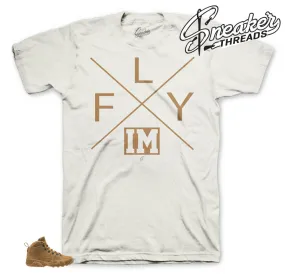 Retro 9 Wheat Boot FLY Shirt