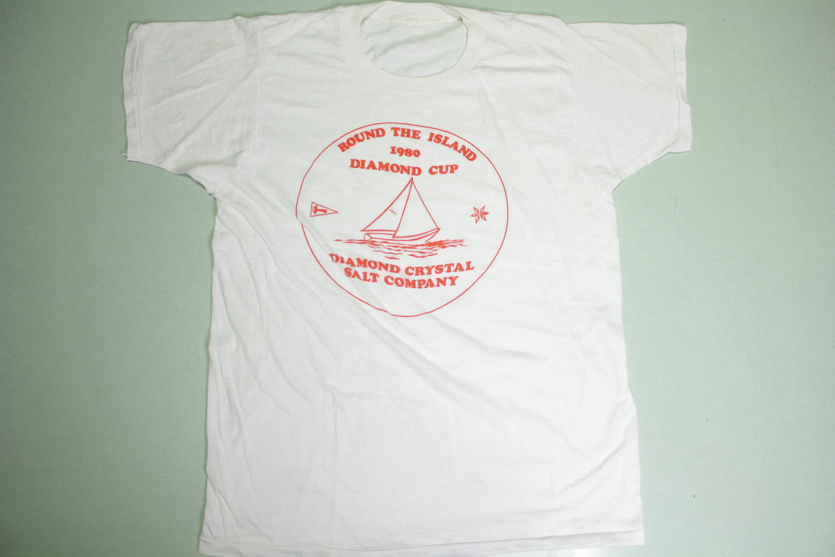 Round The Island Diamond Cup 1980 Vintage Boating Race 80's T-Shirt