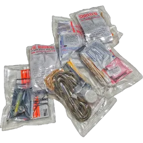 Shim Personal Survival Cards - Wallet Size Vacuum Sealed Survival Packets