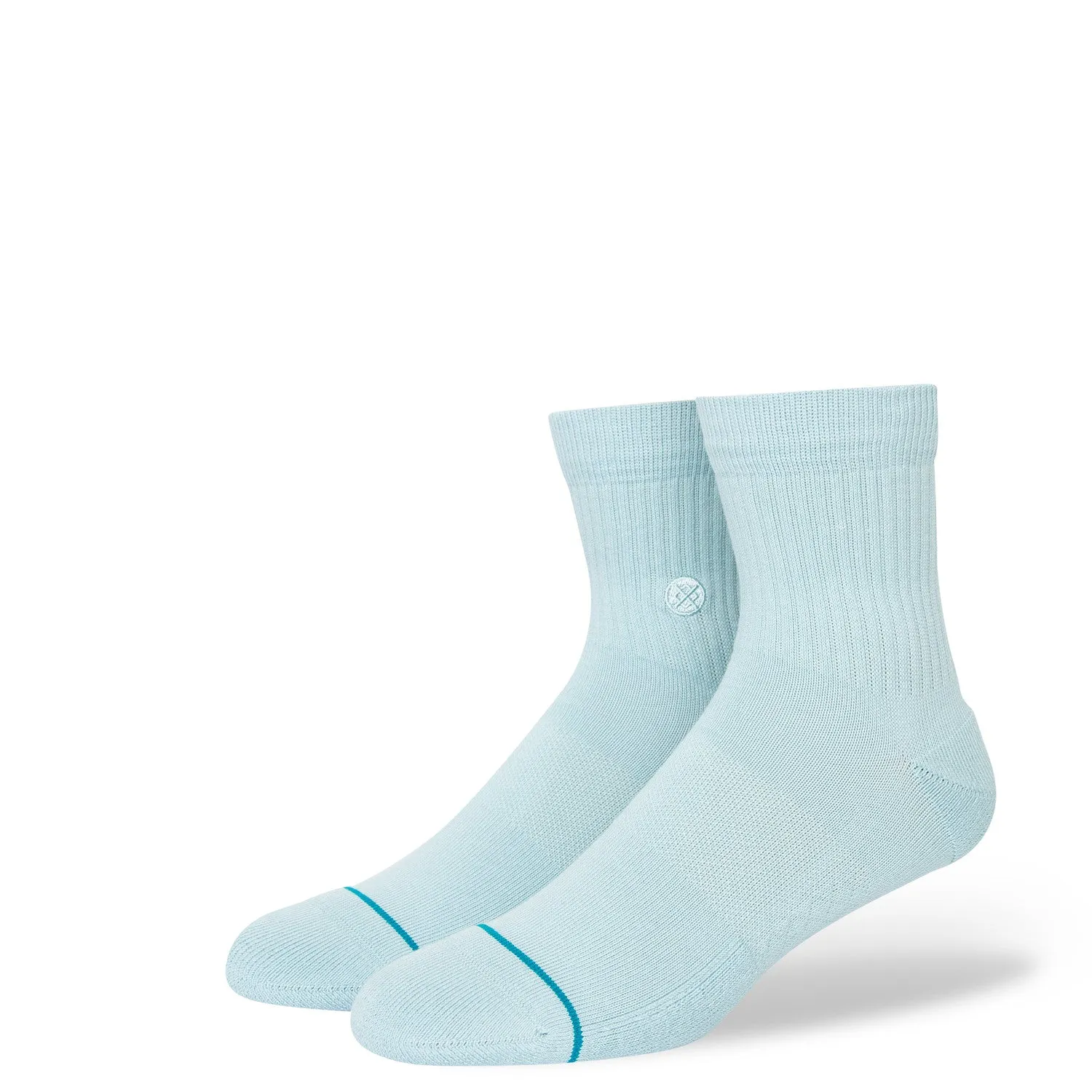 Stance Icon Quarter Socks (Light Blue)