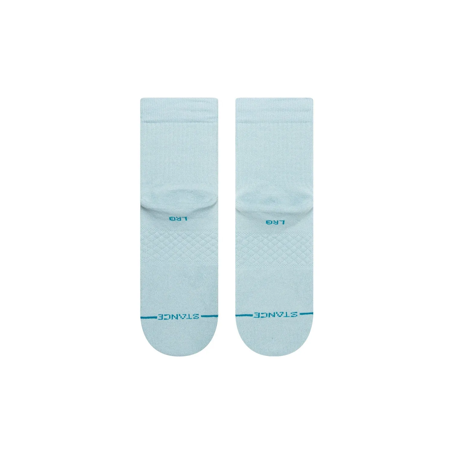 Stance Icon Quarter Socks (Light Blue)