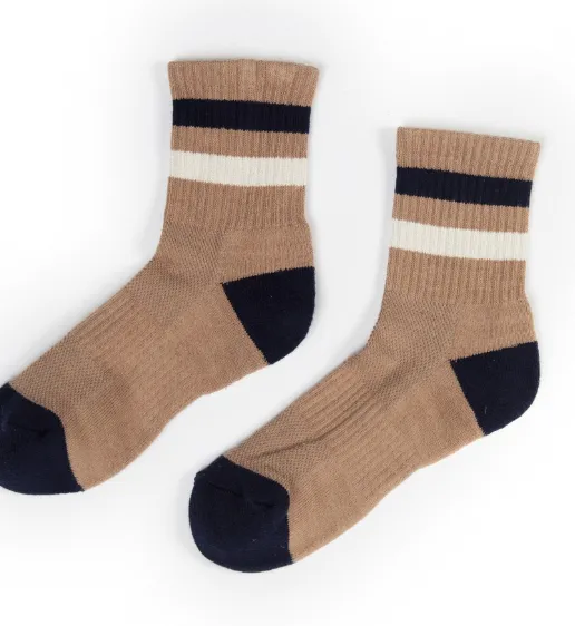 Stripe Crew Socks