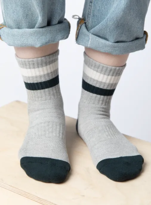 Stripe Crew Socks