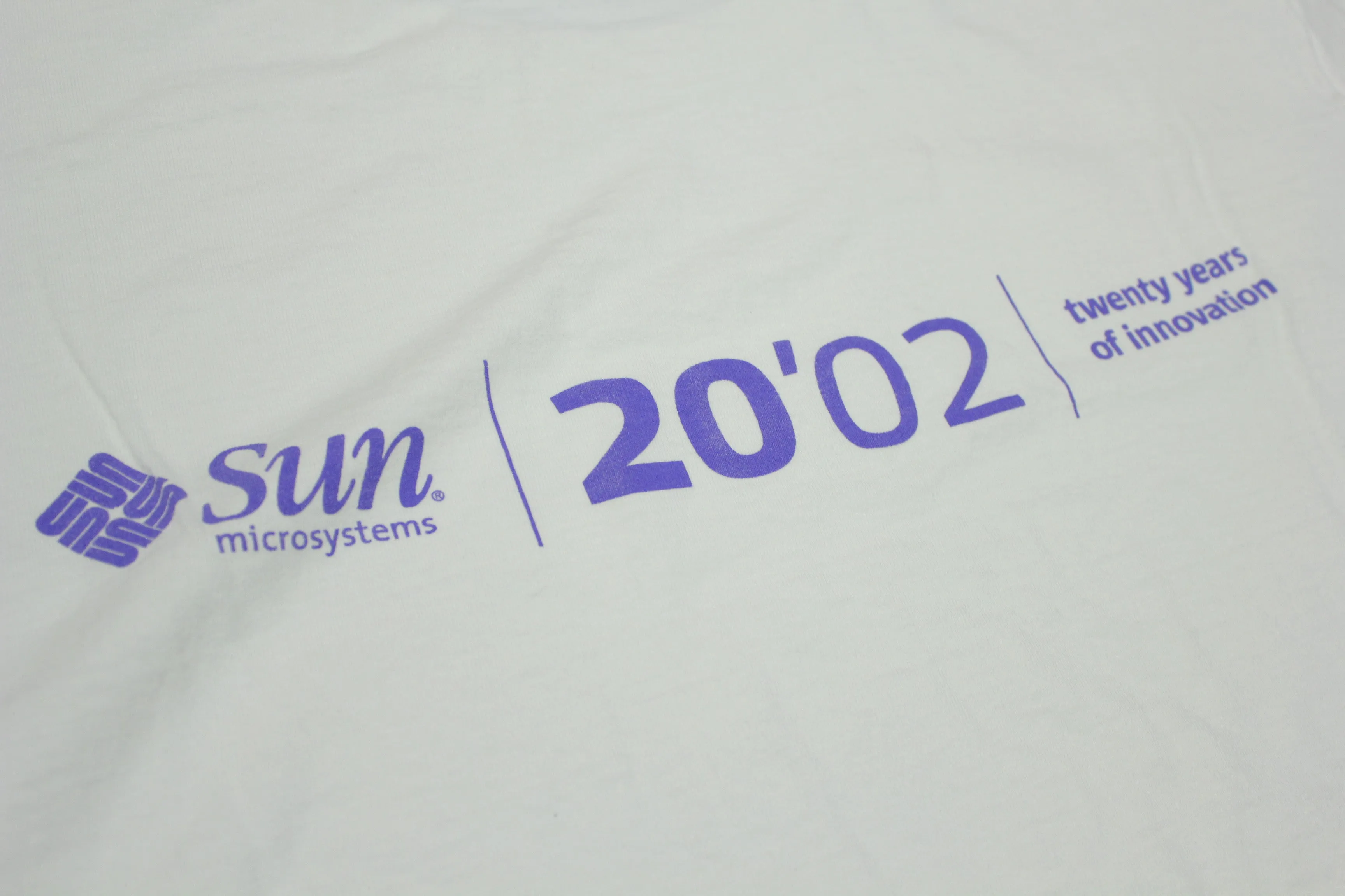 Sun Microsystems 2002 Computer Software T-Shirt