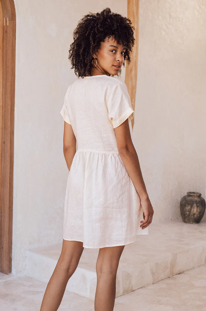 SUNCHASER Dress - coconut linen