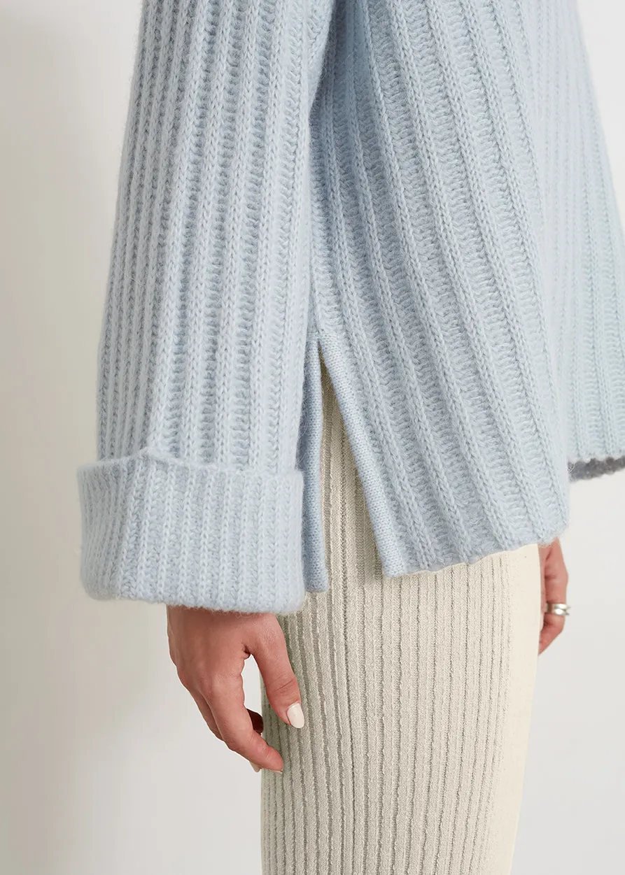 TALIA SWEATER | POWDER BLUE