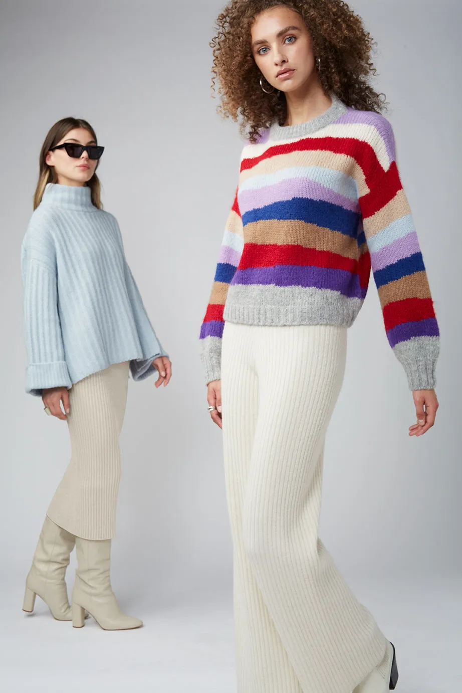 TALIA SWEATER | POWDER BLUE