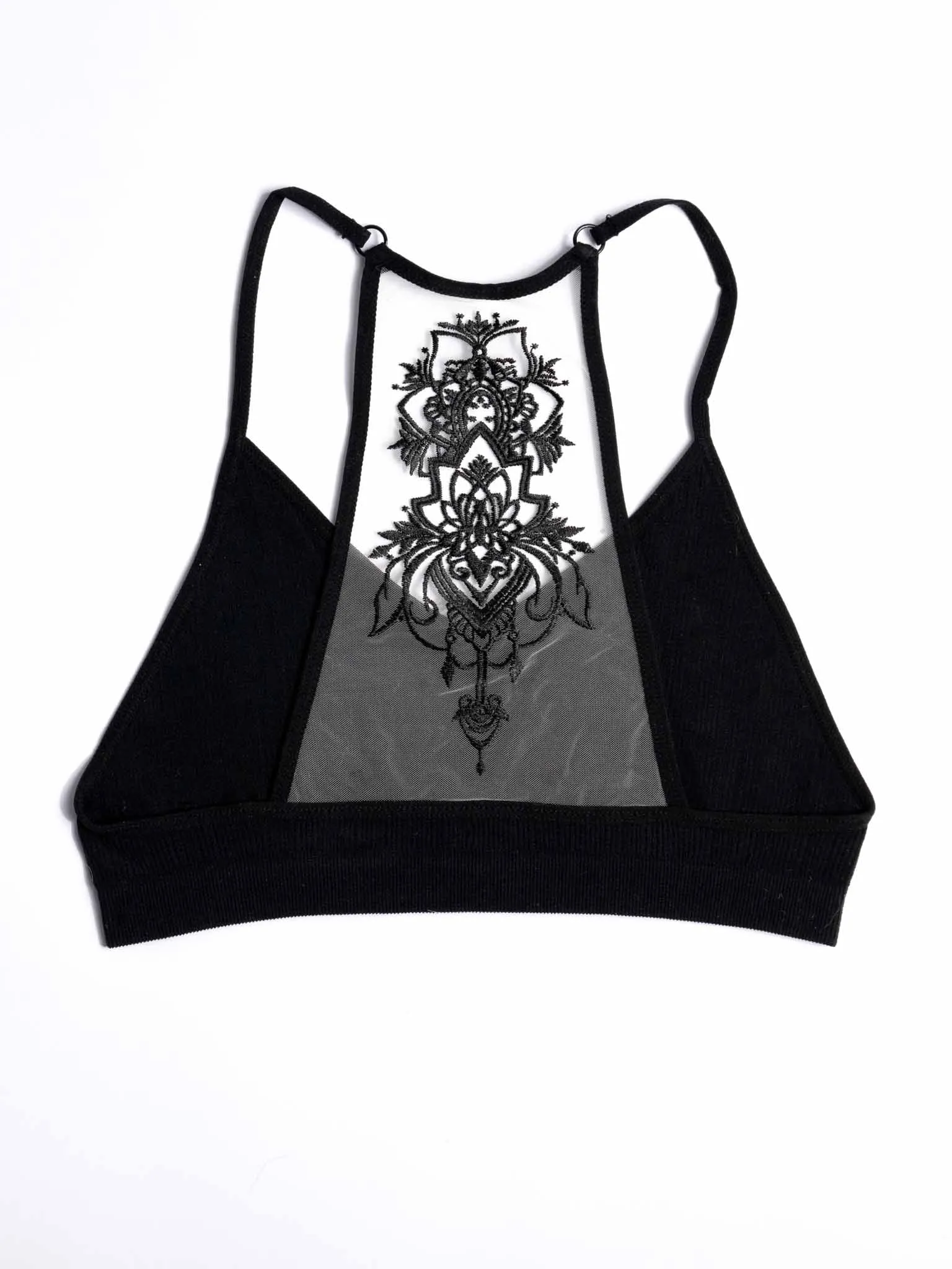 Tattoo Bralette - Black