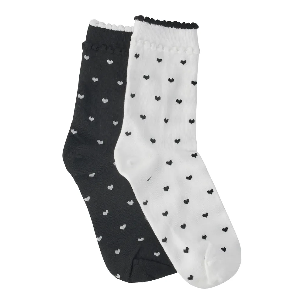 TWO PACK LIGHT FRILL SOCKS