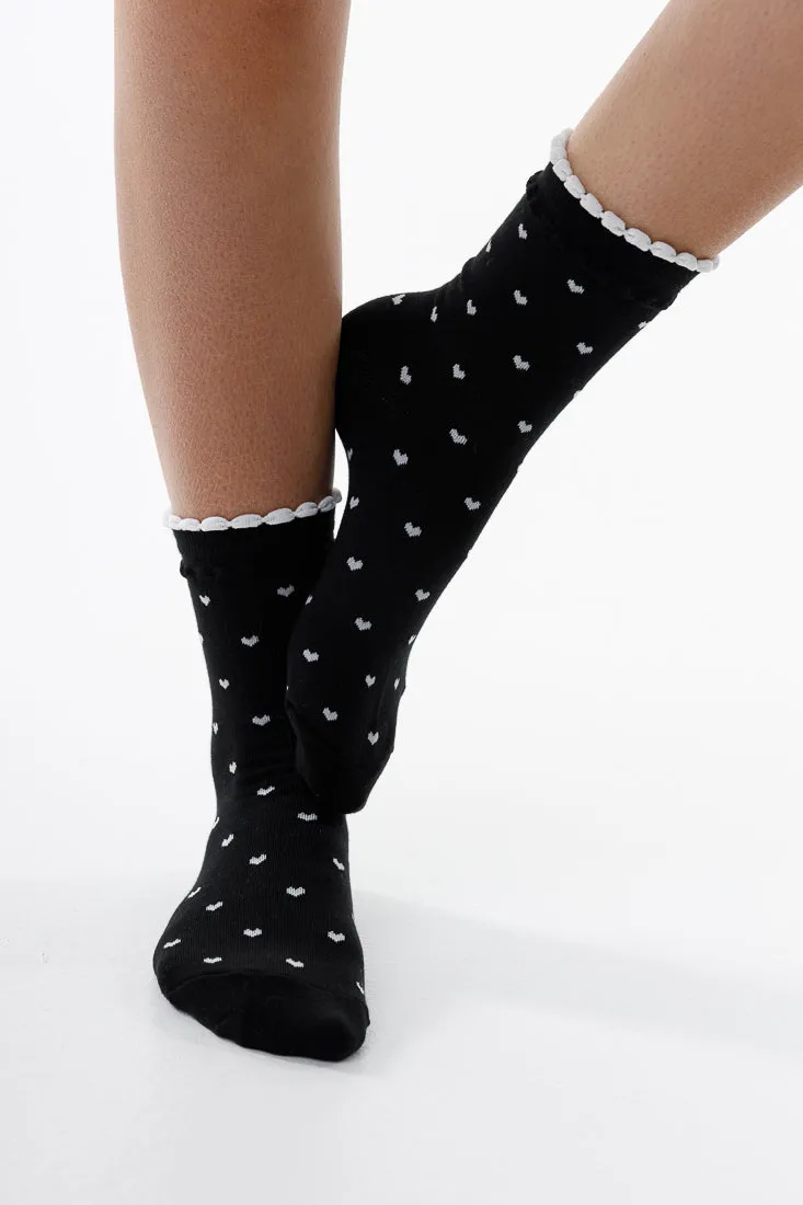 TWO PACK LIGHT FRILL SOCKS