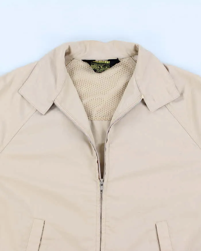 Vintage Sears Perma-Prest Beige Harrington Jacket - L