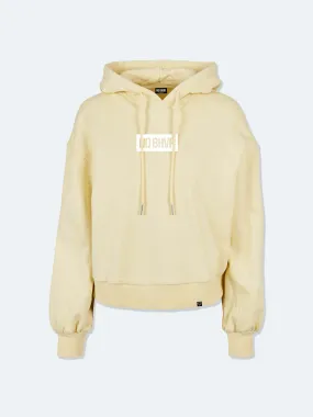 Womens Oversized Hoodie (Soft Yellow)