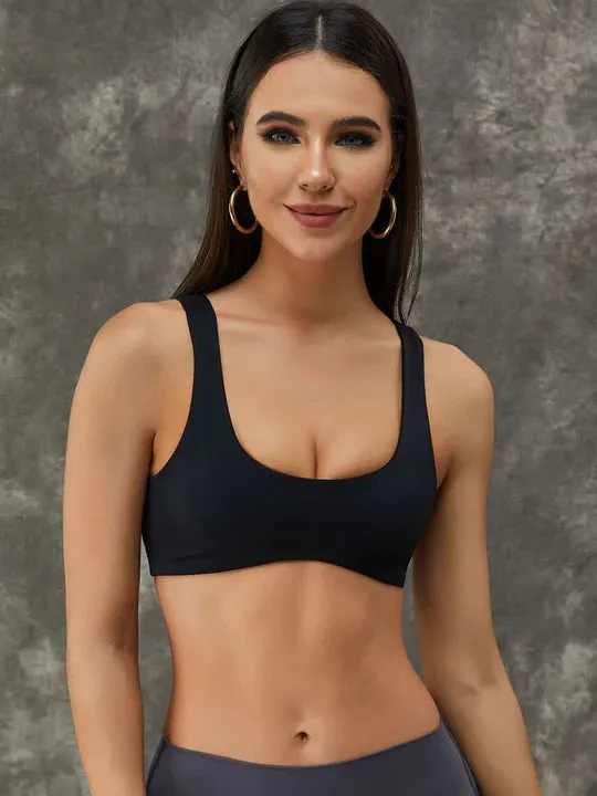 ZASUWA Female Big Deep U Collar Yoga Bras